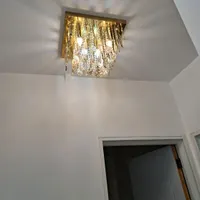 ۲عدد لوستر شیک وفلزی طلایی