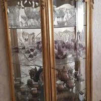 فروش ویترین منبت کاری شده ورق طلایی