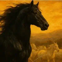 اسب ترکمن سیاه