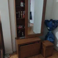 تخت دونفره و میز توالت