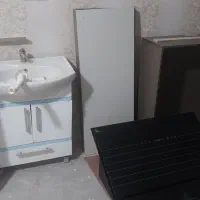 کابینت آشپزخانه با هود وسینک روشویی|آب‌چکان و نظم‌دهنده ظروف|قزوین, |دیوار