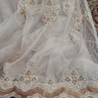 پرده حریر ترک در حد نو|پرده، رانر، رومیزی|تهران, فرزانه|دیوار