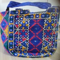 کیف دستی سنتی آینه‌کاری هندی زنانه|کیف، کفش، کمربند|کیش, |دیوار