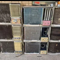 کولرهای گازی پنجره ای دوتیکه سوخته نیمسوزمیخریم