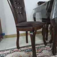 میز نهار خوری ۴ نفره تمام چوب راش در حد نو|میز و صندلی غذاخوری|رباط‌کریم, رباط‌کریم|دیوار