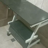 میزکامپیوتر /میز کامپیوتر چرخ دار و فلزی