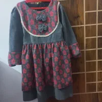 پیراهن یلدایی سایز۷ سال|کفش و لباس بچه|مشهد, گلبرگ|دیوار