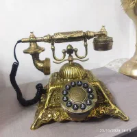 تلفن سلطنتی برنجی اصل زیمنس اصل آلمان