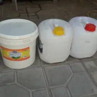 دبه ۱۰ لیتر سطل وشیشه ۱ کیلویی رب گوجه