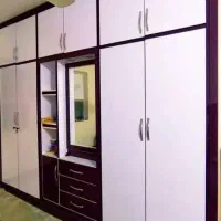 کمد دیواری لوکس با میز آرایش قیمت عالی|جاکفشی، کمد، دراور|هندیجان, |دیوار