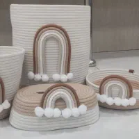 ست بافت قیطون نوزاد لاکچری بی بی