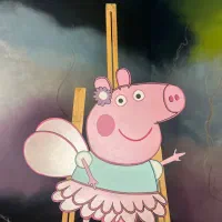 تابلو کودک پالت نقاشی  سیسمونی شبخواب