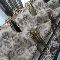 مبل سلطنتی 7 نفره با 2 عدد میزبان|مبلمان خانگی و میز عسلی|لاهیجان, کوی آزادگان|دیوار