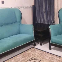 مبلمان ۷ نفره محکم و سالم نشیمنها بدون تو رفتگی|مبلمان خانگی و میز عسلی|قدس, شهر‌قدس|دیوار