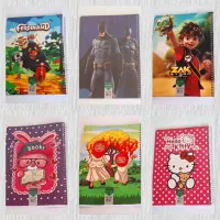 دفتر سیمی طلقی فانتزی خط دار 50 80 100 برگ|لوازم التحریر|عجب شیر, |دیوار