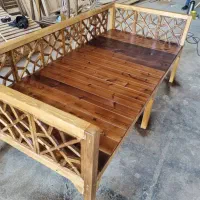 تخت چوبی سنتی|تخت و سرویس خواب|دزفول, |دیوار