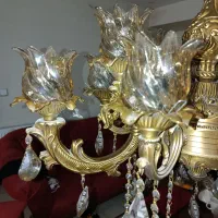 یک جفت لوستر ۱۵ شعله|لوستر و چراغ آویز|اصفهان, احمدآباد|دیوار