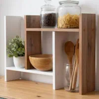 ساخت سفارشی انواع ارگانایزر و نظم دهنده چوبی|کتابخانه، شلف، قفسه‌های دیواری|کاشان, دشت چال|دیوار