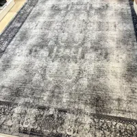 فرش مدرن دیبا طوسی ۹ و ۴ متری