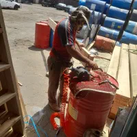 بنگاه تخته بشکه نردبان چوبی بنایی الوار روسی فرغون|حراج|تهران, خاوران|دیوار