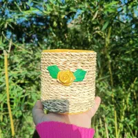 جای قاشقی حصیری|آب‌چکان و نظم‌دهنده ظروف|قم, چهل درخت‎|دیوار