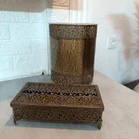 سطل و جا دستمالی