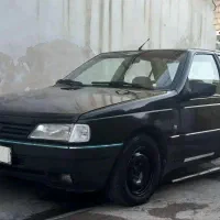 پژو ۴۰۵مدل ۸۴ بدون رنگ تمام فابریک.مشکی متالیک