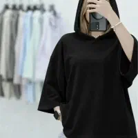 تیشرت باکسی یک عدد مشکی