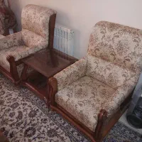 میل هشت نفره در حد نو با چوب راش
