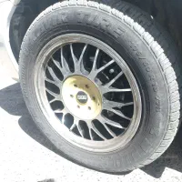 ۴ عدد رینگ bbs به همراه چهار حلقه لاستیک ۵۰ درصد|قطعات یدکی و لوازم جانبی|مشهد, آزادشهر|دیوار