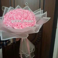 باکس ودسته گل روبانی .دسته گل عروس پیت پاکن..تولد‌|گل مصنوعی|تبریز, |دیوار