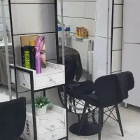 آینه قدی بک لایت  ترولی  صندلی