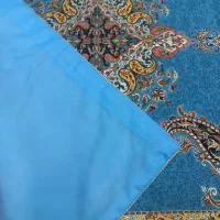 رومیزی ترمه حسینی یزد|پرده، رانر، رومیزی|رشت, گلباغ نماز|دیوار