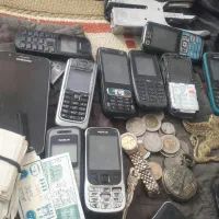 نقره بشرط بدون رکاب ۲۰گرم ولوازم قدیمی
