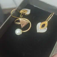 گوشواره و انگشتر طلا فقط تا غروب رو قیمت تابلو