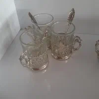 قهوه خوری عتیقه برنجی سیلور|کلکسیون اشیاء عتیقه|تبریز, |دیوار