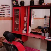 کمدارایشگاه دیواری اینه دار داری دوکشو