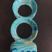 تابلو و دکوری سنگی هنری دست‌ساز|صنایع دستی و سایر لوازم تزئینی|رستم‌آباد, |دیوار