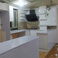 نصب واجرای برچسب کابینت و کمد دیواری وسنگ اپن|خدمات پیشه و مهارت|خرمآباد, |دیوار