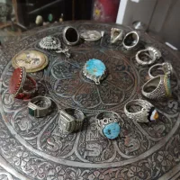 انگشتر نقره ۱۵ تیکه