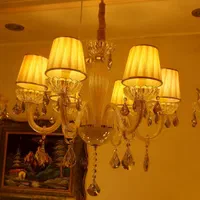 لوستر کریستالی شید دار|لوستر و چراغ آویز|تهران, تهرانپارس غربی|دیوار