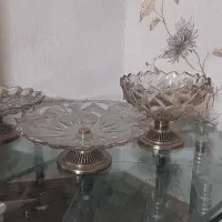 جا میوه ای و آجیل خوری پایه دار