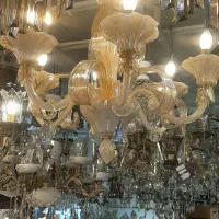 لوستر بلوری خارجی با نصب رایگان و اقساط ۶ ماهه|لوستر و چراغ آویز|اراک, |دیوار