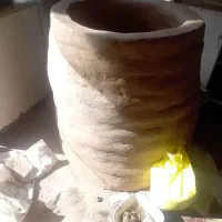 تنور گلی|گل و گیاه طبیعی|شال, |دیوار