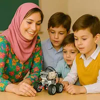 فرصت درآمد بالا در حوزه آموزش رباتیک در شهر جهرم