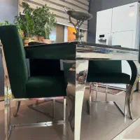 میز ناهار خوری استیل درجه یک|میز و صندلی غذاخوری|قم, باجک دو|دیوار