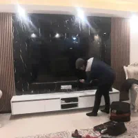 نصب تلویزیون روی دیوار - نصب شلف