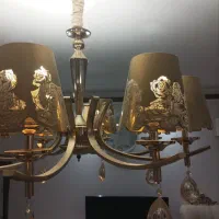 فروش دو عدد لوستر شیک ولوکس|لوستر و چراغ آویز|رشت, یخسازی|دیوار