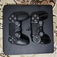 ps4 slim دو دسته اصلی کپی خور
