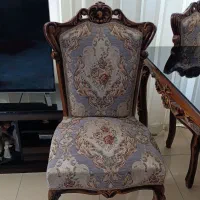 میز نهار خوری چوب گردو|میز و صندلی غذاخوری|شاهین‌شهر, شهرک میلاد|دیوار